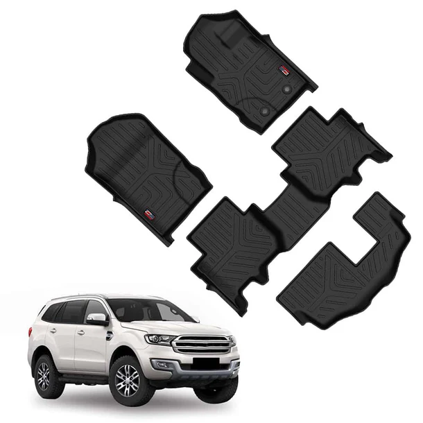 AUTO SPARE WORLD - GFX Life Long Car Floor Mat for Ford Endeavour (2020 ONWARDS)