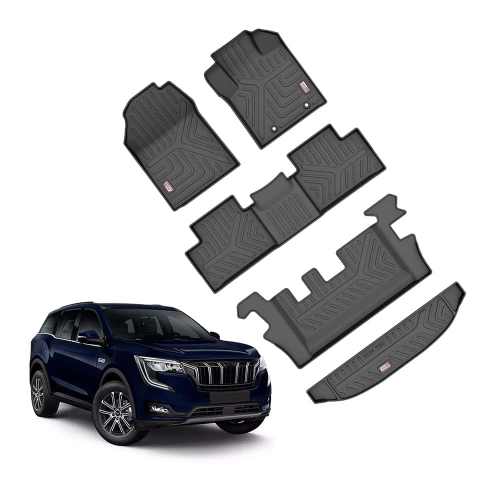 AUTO SPARE WORLD - GFX Life Long Car Floor Mats for Mahindra Xuv-700 - Automatic (2021 ONWARDS)
