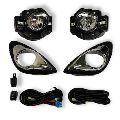 Globex Fog Light Lamp Assembly Nissan Sunny/Micra New Model (With Bulb and Wiring Kit - AUTO SPARE WORLD