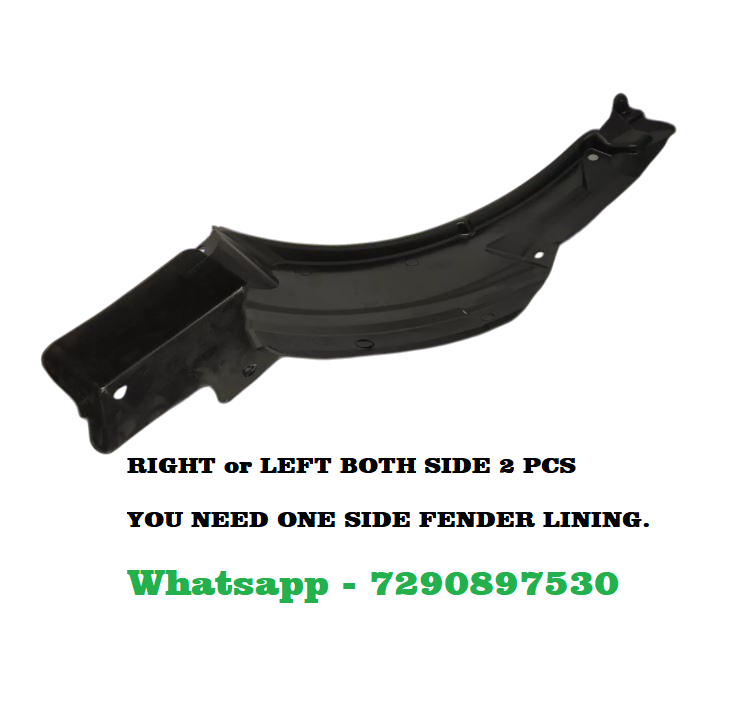 Car Front Tire Fender Lining Compatible With - Maruti Eeco Set Of 2 Pcs.