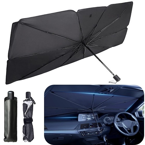 Car Sun Shade Protector for Quanto, Foldable Windshield Insulation Sun Shade for UV Protection Reflective Sunblocker Car Accessories for SUV, Hatchback, Sedan, and More