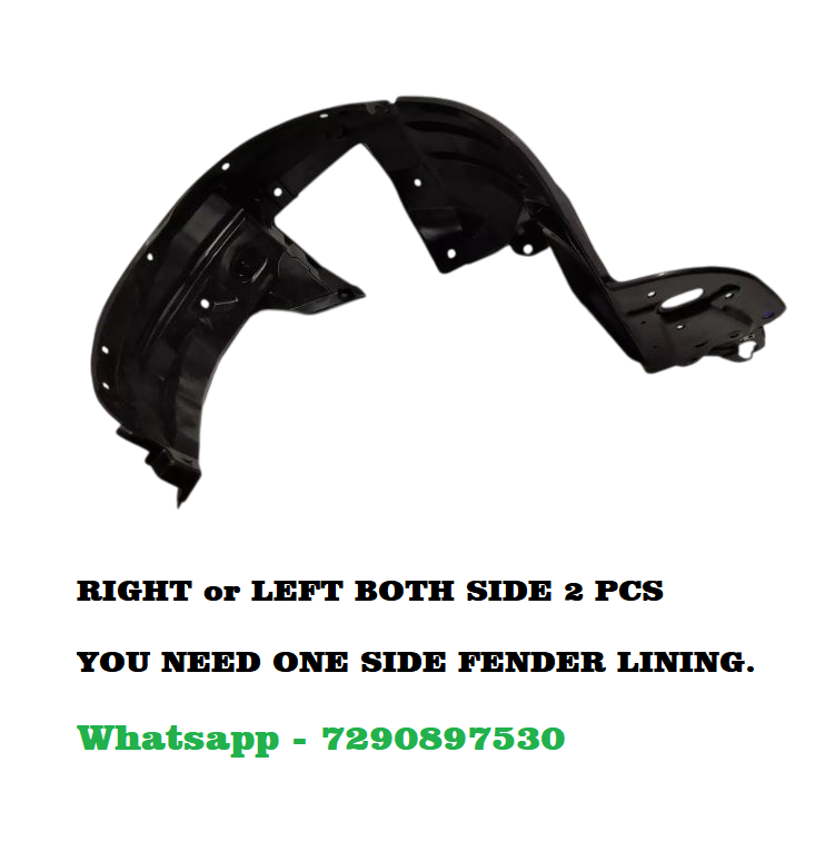 Car Front Tire Fender Lining Compatible With - Honda Amaze Set Of 2 Pcs.