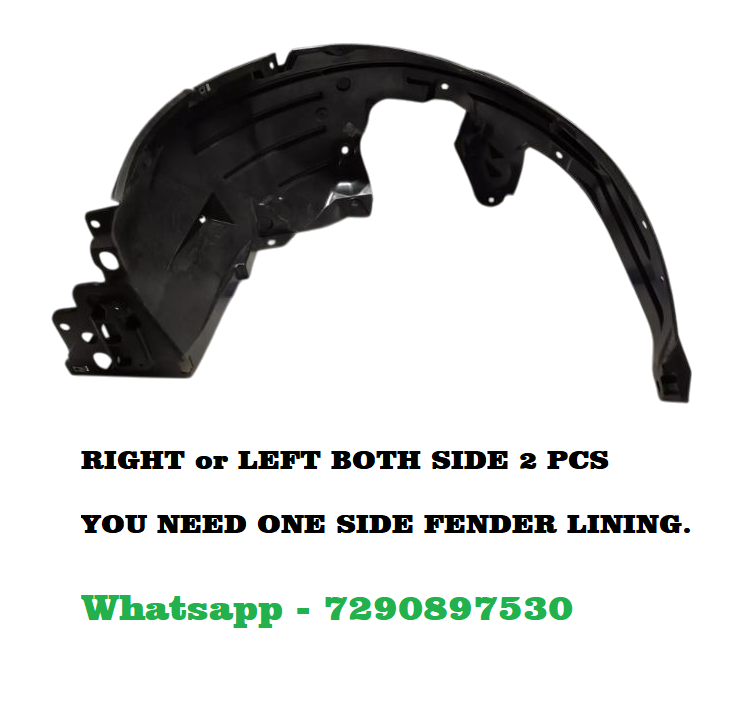 Car Front Tire Fender Lining Compatible With - Honda Jazz New Model Set Of 2 Pcs.