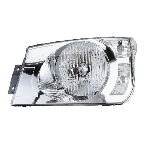 DEPON - Car Head Lamp Assembly Compatible With Mahindra Bolero Type 2 (Left Hand Side/Passenger Side)
