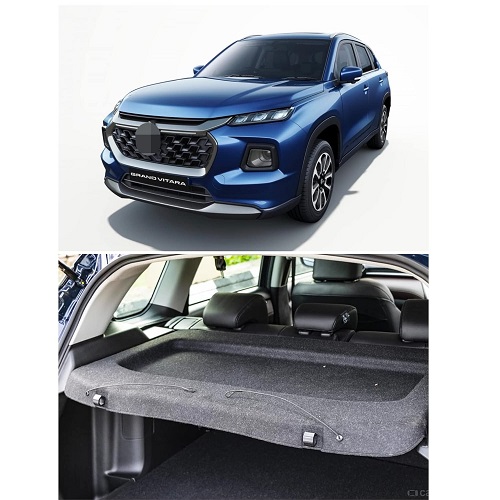  Rear Dicky/Boot Parcel Tray Compatible for Grand Vitara 2022 Model Onwards Original FITTMENT (OEM Type)