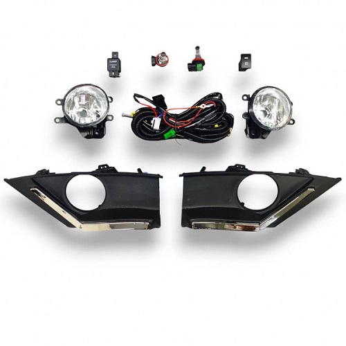 Globex Fog Light Lamp Assembly Innova Crysta 2021 OAnwards (With Bulb and Wiring Kit - AUTO SPARE WORLD