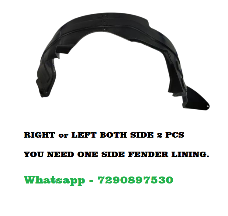 Car Front Tire Fender Lining Compatible With - Hyundai i10 Set Of 2 Pcs.