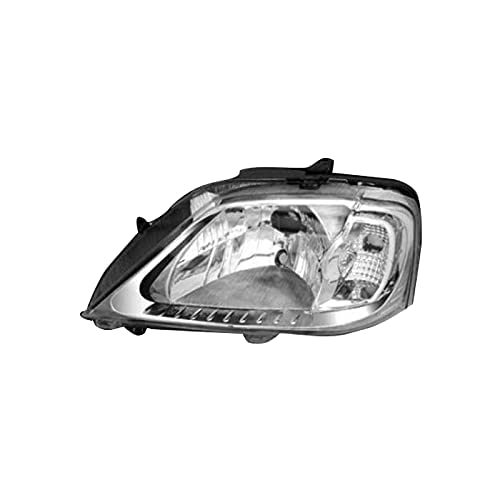 DEPON - Car Head Lamp Assembly Compatible With Mahindra Logan (W) (Left Hand Side/Passenger Side)