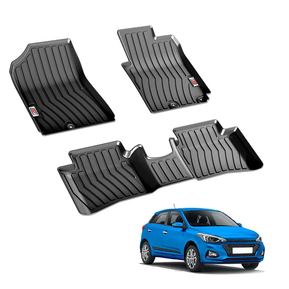 AUTO SPARE WORLD - GFX Life Long Car Floor Mat for Hyundai i20 Elite (2014-2019)
